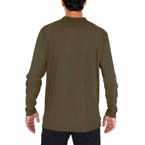 NEW Wrangler 2 Pack Long Sleeve solid layering tees Front chest pocket Shirt Top - Picture 5 of 5